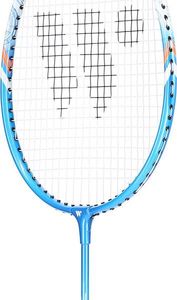 WISH ALUMTEC 55K ZESTAW RAKIET DO BADMINTONA NIEBIESKI+POMARAŃCZOWY + LOTKI 3 SZT WISH uniwersalny 2