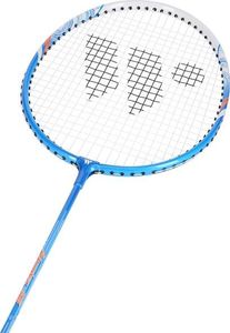 WISH ALUMTEC 55K ZESTAW RAKIET DO BADMINTONA NIEBIESKI+POMARAŃCZOWY + LOTKI 3 SZT WISH uniwersalny 4