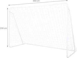 Nils Extreme NT8830 BRAMKA Z SIATKĄ STALOWY STELAŻ 3M NILS uniwersalny 5