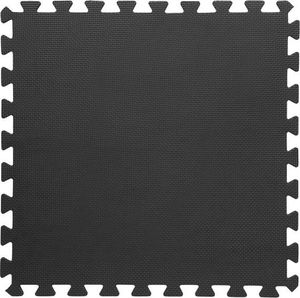 One Fitness Mata ochronna MP10 122 cm x 122 cm x 1 cm czarna 2