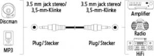 Kabel Hama Jack 3.5mm - Jack 3.5mm 5m czarny (001223200000) 2