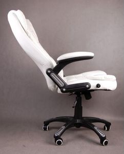 Krzesło biurowe Giosedio BSB002M Białe 2