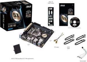 Płyta główna Asus Z97I-PLUS, Z97, DualDDR3-1600, SATA3, RAID, HDMI, DVI, D-Sub, DP, mITX (Z97I-PLUS) 7