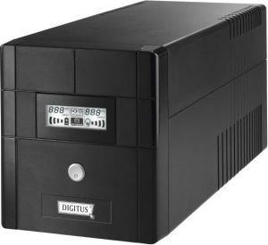 UPS Digitus Line Interactive 1000VA/600W USB/RS232, LCD (DN-170024-1) 1