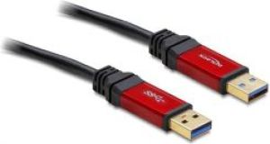 Kabel USB Delock USB-A - USB-A 2 m Czarny (82745) 1