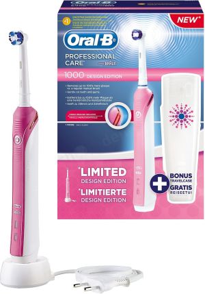 Szczoteczka Braun ORAL-B Professional Care 1000 Różowa + futerał 3