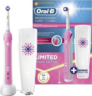 Szczoteczka Braun ORAL-B Professional Care 1000 Różowa + futerał 4