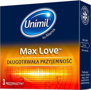 UNIMIL UNIMIL_Max Love lateksowe prezerwatywy 3szt 1