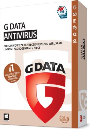 Gdata AntiVirus 2 stanowiska 2 lata BOX (082073) 1