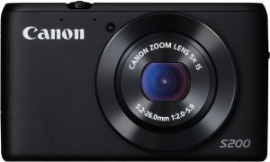 Aparat cyfrowy Canon PowerShot S200 Czarny WIFI (8408B015AA) 1