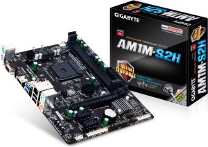 Płyta główna Gigabyte GA-AM1M-S2H, AMD AM1 FS1b, DDR3-1600, SATA3, HDMI, D-Sub, mATX (GA-AM1M-S2H) 1