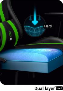 Fotel Diablo Chairs X-Horn L zielony 12