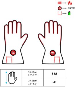 Glovii Rękawiczki sportowe Gyb czarne r. XL 5