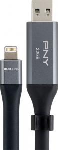 Pendrive PNY Duo-Link 3.0 On-the-Go 32GB (P-FDI32GLA02GC-RB) 2