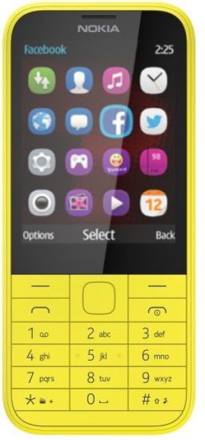 Telefon komórkowy Nokia 225 Żółta Dual Sim 1