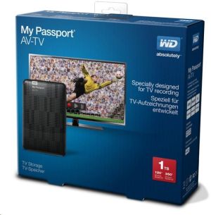Dysk zewnętrzny HDD WD HDD My Passport AV-TV 1 TB Czarny (WDBHDK0010BBK-EESN) 3