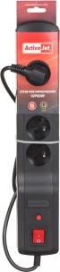 Listwa zasilająca Activejet Supreme przeciwprzepięciowa 5 gniazd 3m czarny (SUPREME-5CL-3B) 2