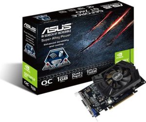 Karta graficzna Asus GeForce GT 740 1GB GDDR5 (128-bit) VGA, DVI, HDMI (GT740-OC-1GD5) 1
