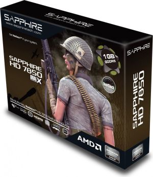 Karta graficzna Sapphire Radeon HD 7850 Dual-X 1GB OC GDDR5 HDMI, 2xDVI, Display Port (11200-27-20G) 1