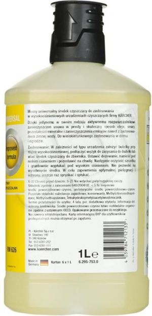 Karcher Uniwersalny środek czyszczący 1L (6.295-753.0) 2