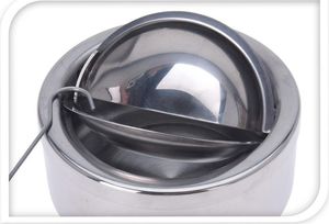 Excellent Houseware Popielniczka stalowa zamykana 11.5cm 2