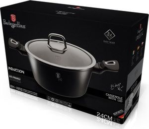 Berlinger Haus Garnek z pokrywką 24 cm 4.1 L Black Silver Collection BH/1852 3