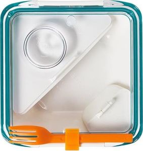 Black & Blum BB - Lunch box BOX APPETIT biało/niebieski uniwersalny 1