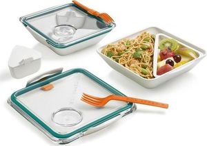 Black & Blum BB - Lunch box BOX APPETIT biało/niebieski uniwersalny 2