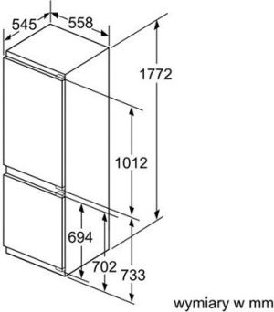 Lodówka Bosch KIS86KF31 4
