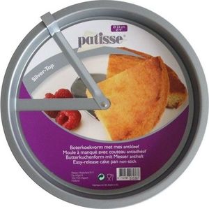 Patisse Foremka do ciasta z odcinarką 23 cm Silver Top uniwersalny 2