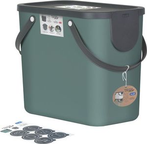 Kosz na śmieci Rotho do segregacji zielony (Albula žalia) 2