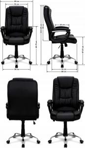 Krzesło biurowe Home-Fest Ambiente Czarny 12