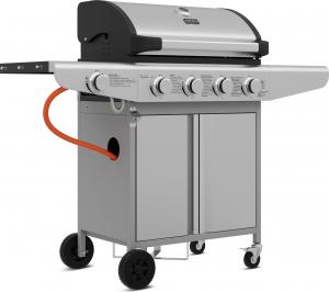 Koler Grill ogrodowy Gazowy Relish V1 16 kW 40 cm x 66 cm srebrny 2