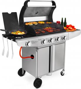 Koler Grill ogrodowy Gazowy Relish V1 16 kW 40 cm x 66 cm srebrny 4