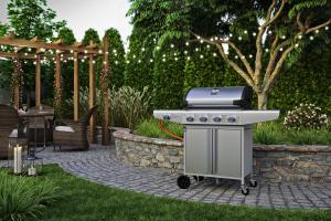 Koler Grill ogrodowy Gazowy Relish V1 16 kW 40 cm x 66 cm srebrny 15