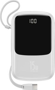 Powerbank Baseus Qpow 15W USB-C 10000mAh Biały 1