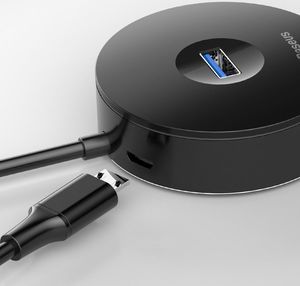 HUB USB Baseus 1x microUSB  + 4x USB-A 2.0 (CAHUB-GA01) 11