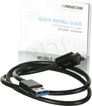 Dysk zewnętrzny HDD FreeCom HDD 500 GB Srebrny (56153) 5