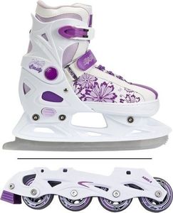 Rolki Allright Łyżworolki 2w1 rolki+łyżwy figurowe 2w1 Beauty rozmiar 40-43 1