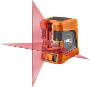 Neo Laser krzyżowy 75-101 czerwony 15 m 4