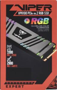 Dysk SSD Patriot VPR100 256 GB M.2 2280 PCI-E x4 Gen3 NVMe (VPR100-256GM28H) 11