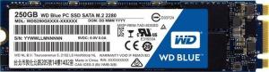 Dysk SSD WD Blue 250 GB M.2 2280 SATA III (WDBK3U2500ANC-WRSN) 1