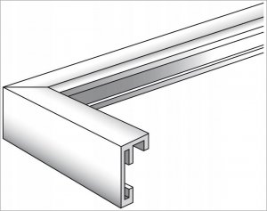 Ramka Walther Walther Chair DIN A3 29,7x42 Aluminium black AJ342B 2