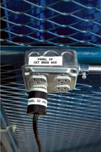 Brady Black on White 6,4m x 9,53mm 2