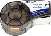 Brady Black on White 6,4m x 12,7mm 1