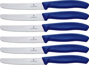 Victorinox Zestaw noży stołowych 11cm 6szt. niebieskie (CEN-62645) 1