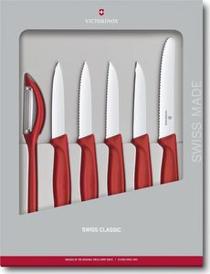 Victorinox Victorinox Swiss Classic veget. knife-Set 6pc red 1