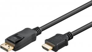 Kabel MicroConnect DisplayPort - HDMI 0.5m czarny (DP-HDMI-050) 1