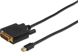 Kabel MicroConnect DisplayPort Mini - DVI-D 2m czarny (MDPDVI2B) 1