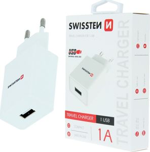 Ładowarka Swissten 1x USB-A 1 A (22036000) 1